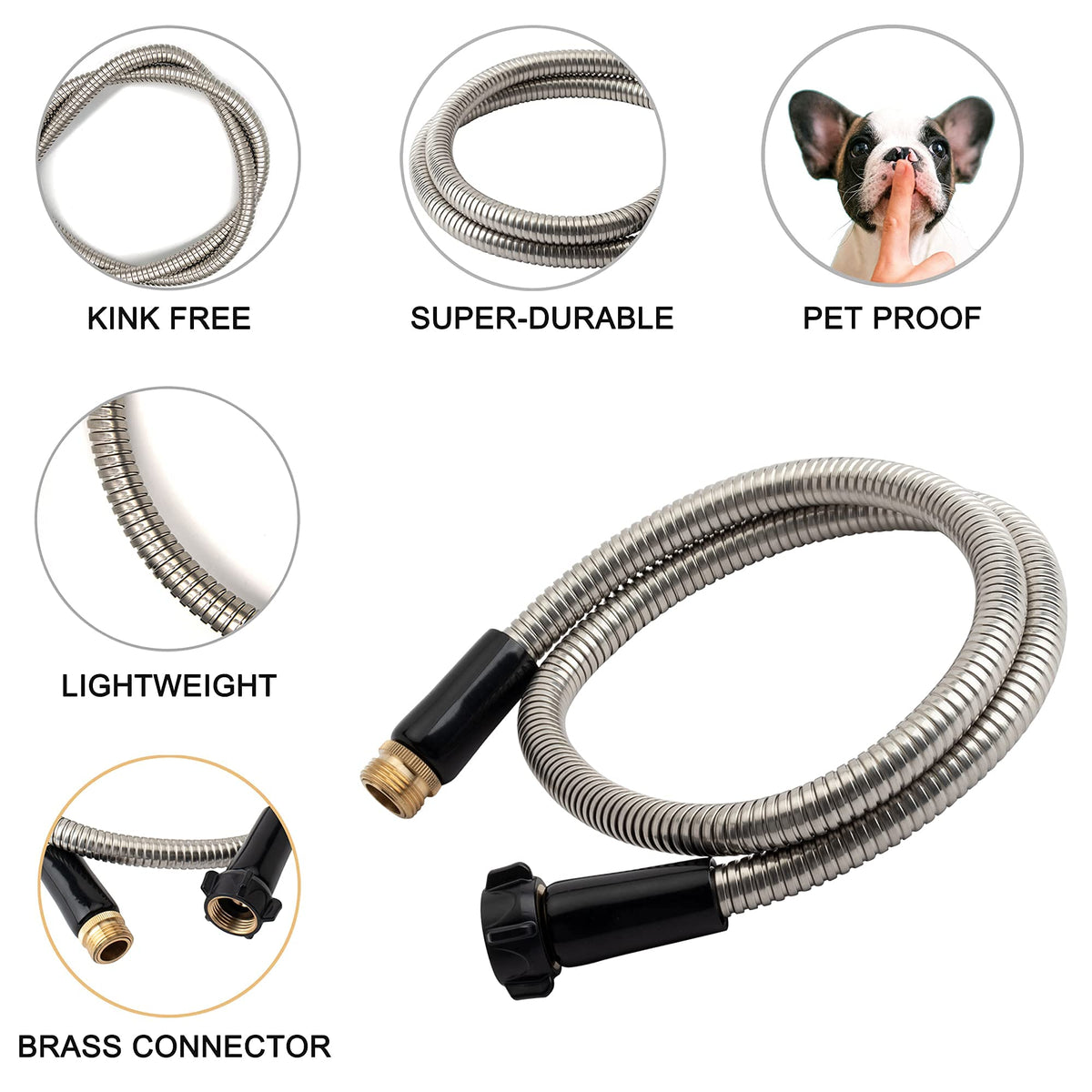 Yanwoo kink-free stainless-steel sleeve keeping steady pressure during use