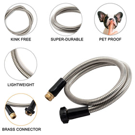 Yanwoo kink-free stainless-steel sleeve keeping steady pressure during use