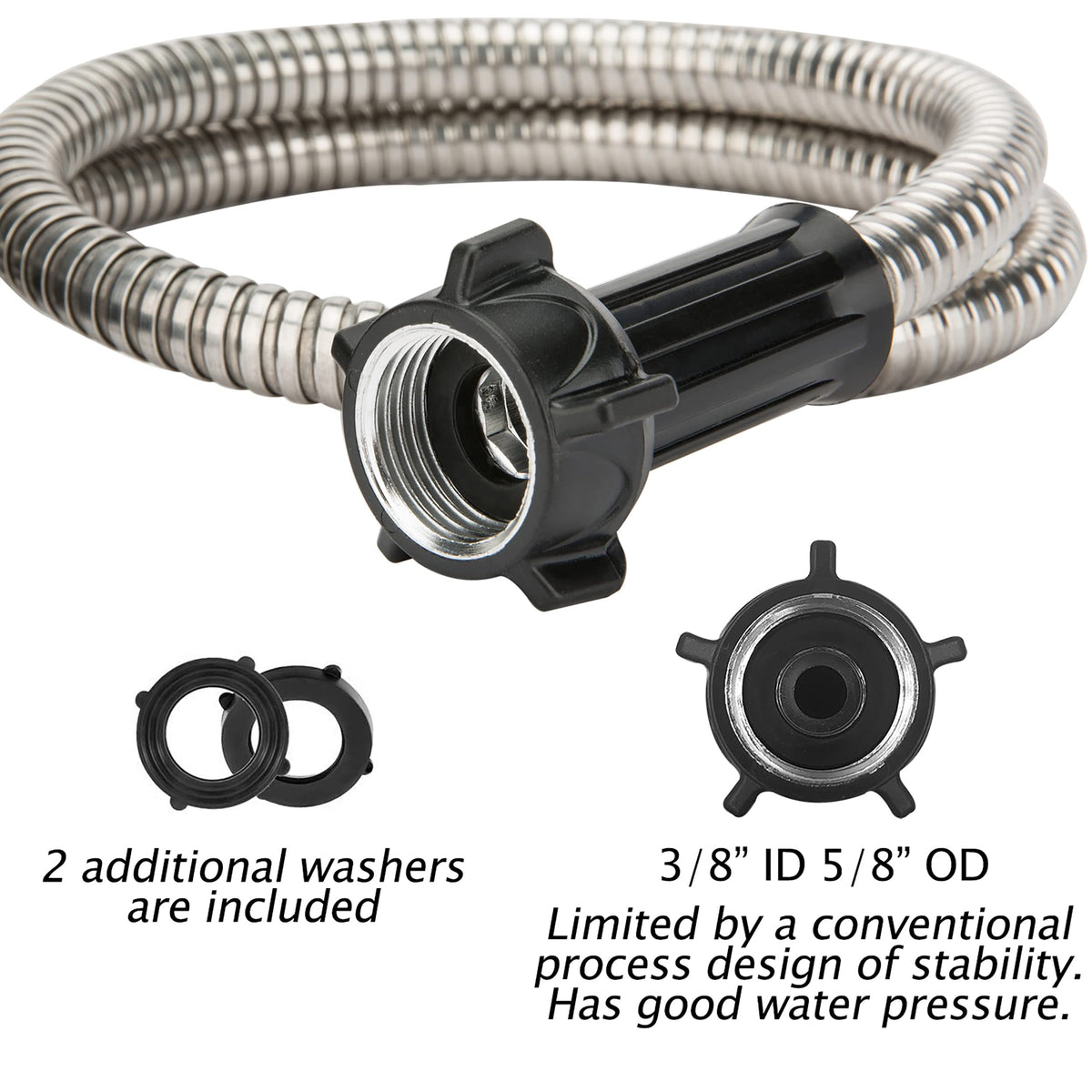 Yanwoo reinforced hose joint ensures secure fittings and leak resistance.