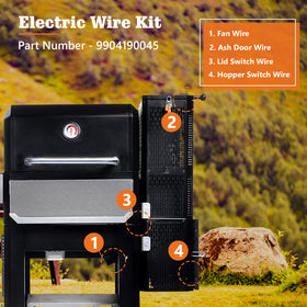 Ash door wire for Gravity Series, helps reliable ash access and vent control.