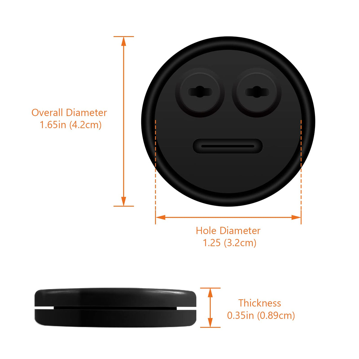 YAOAWE high-temperature silicone grommet protects probes in hot grills