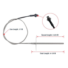YAOAWE 17-inch lead wires for flexible probe placement.