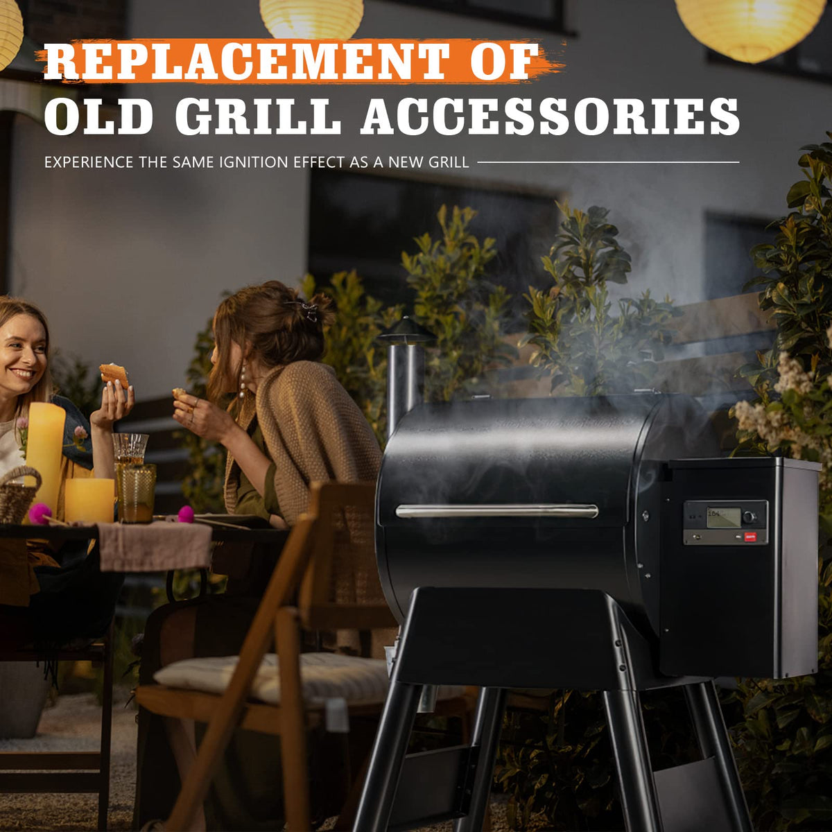 Smoked meals prepared with the YAOAWE ignition kit in action