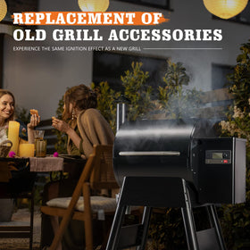 Smoked meals prepared with the YAOAWE ignition kit in action