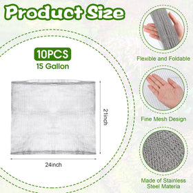 Yaocom 24 x 21 inch root guard dimensions protect plant roots while burying.