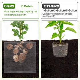 Yaocom basket buries easily for a simple planting experience.