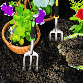 Yaocom durable hand rake supports beds, lawns, and small plots efficiently.
