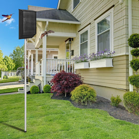Suitable for purple martin houses, other wooden birdhouses, and bat houses.