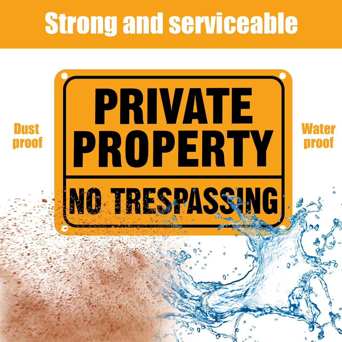 Yaocom outdoor yard sign set fits gardens, patios, and driveways.