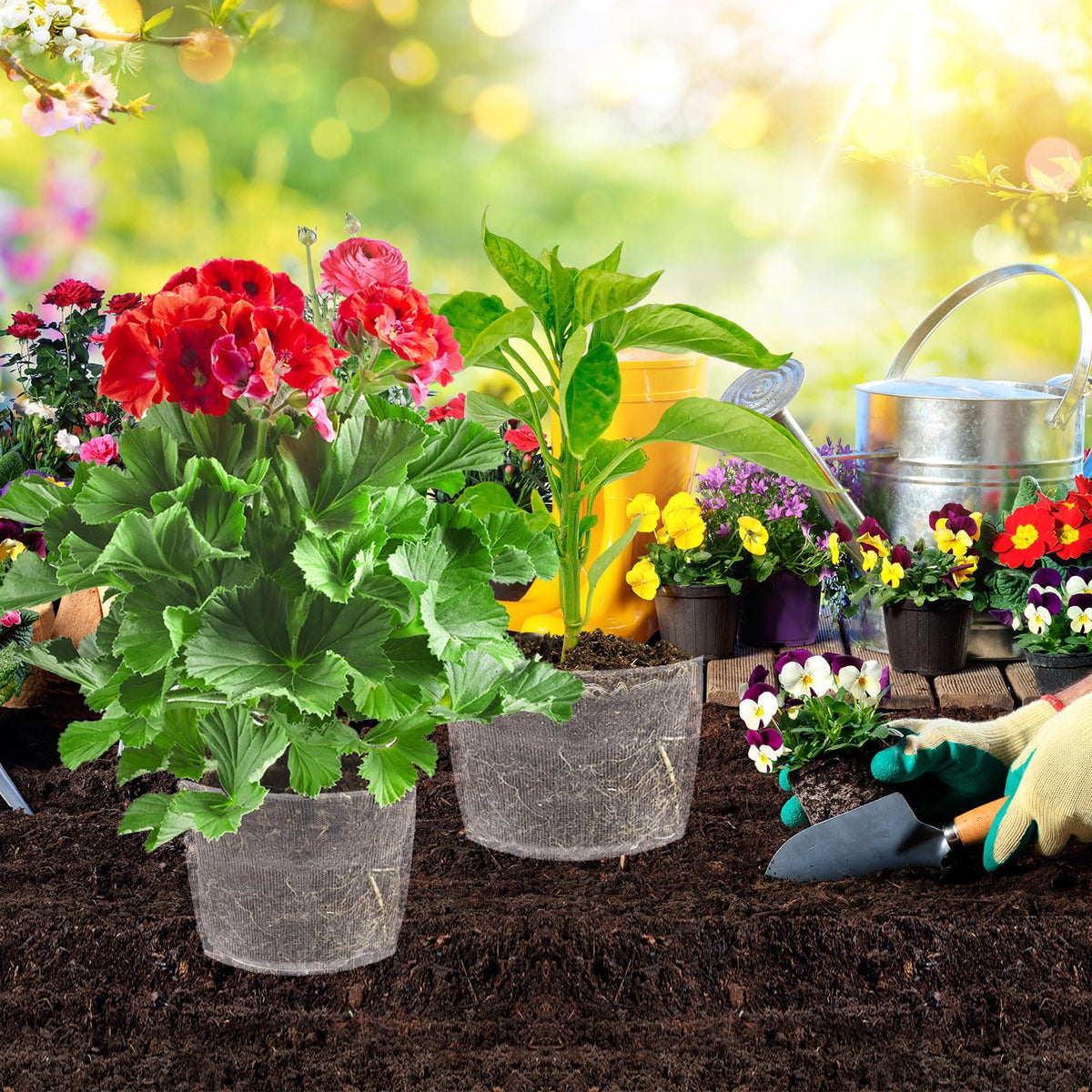 Yaocom baskets are reusable, foldable, and rust-resistant for multiple seasons.