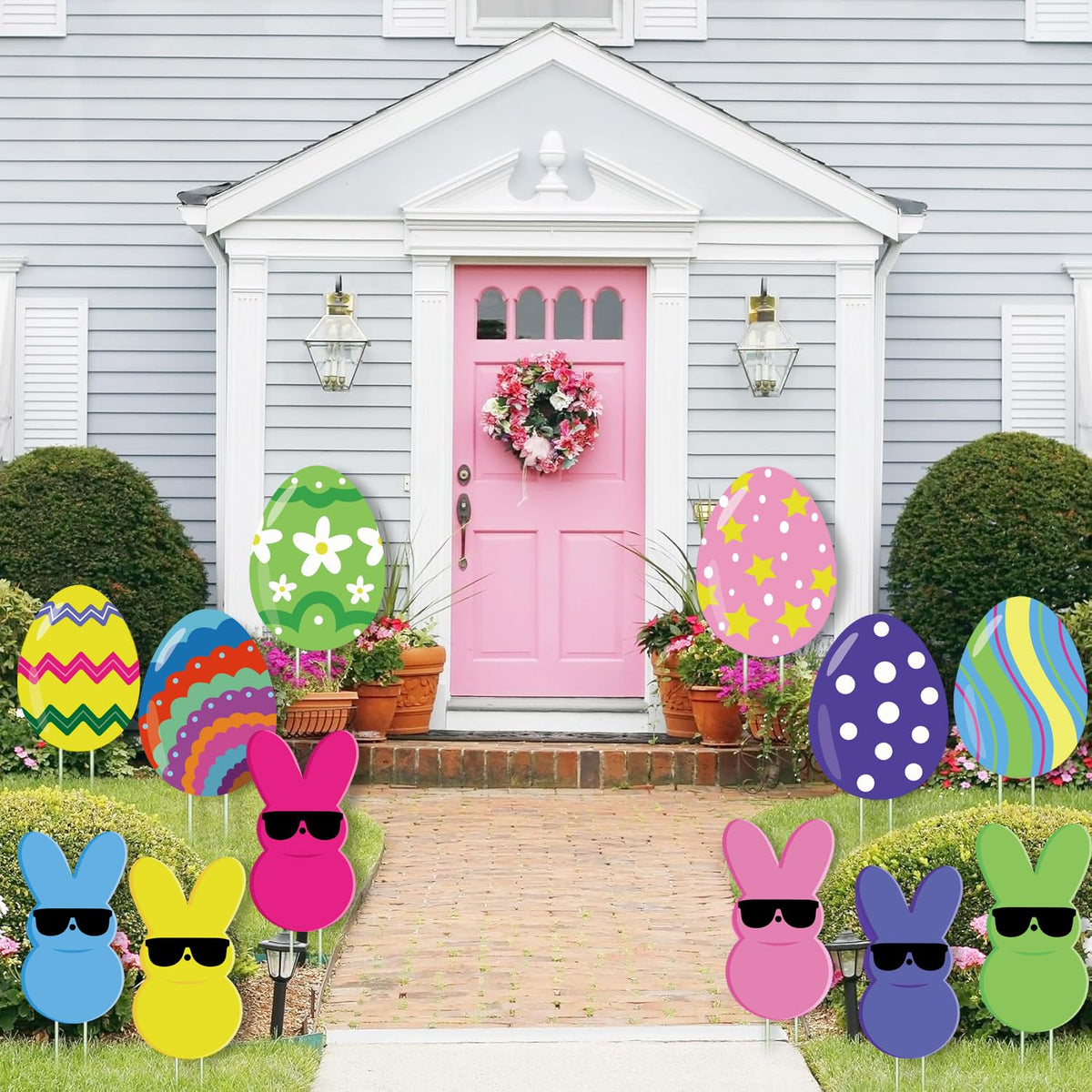 Yaofavo front yard display signs offer quick seasonal setup