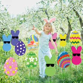 Yaofavo weatherproof signs withstand rain for reusable spring displays
