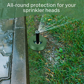 Yaomiao guard simplifies installation and lawn maintenance around heads.
