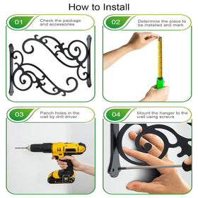 Yaostepqi bird feeder hanger, secure support for lightweight feeders.