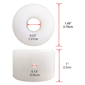 Yaowawe auger motor bushing size and dimensions visual for precise fit