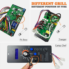 YAOAWE control-panel fuse for added grill protection during operation.