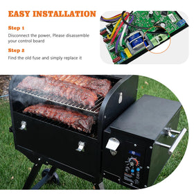 YAOAWE easy replacement steps for quick in-field grill repairs.