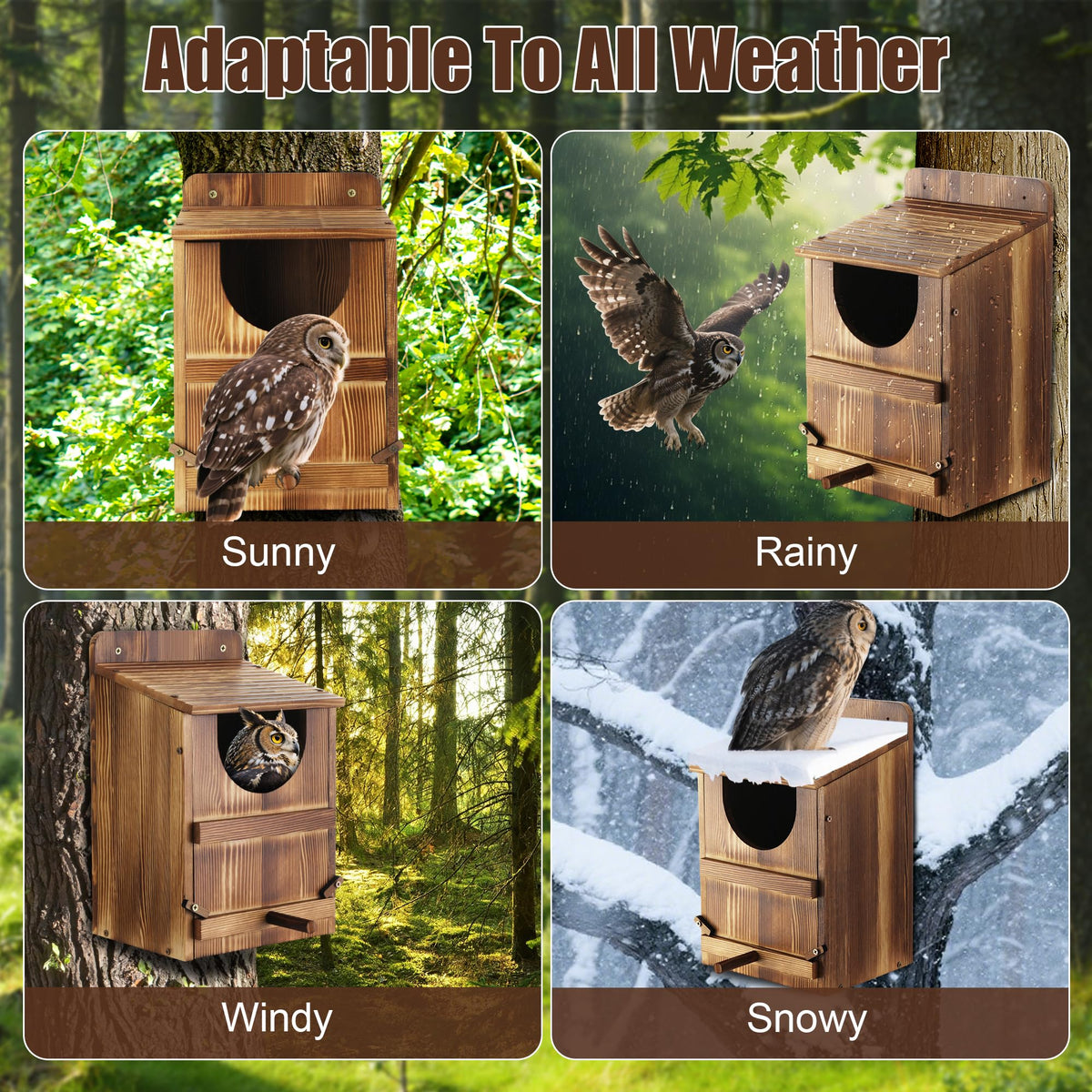 Yaoyiizy fir wood construction ensures natural durability in weather