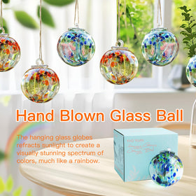 Yaoyuan Tree of Life collection gazing ball adds a colorful focal point