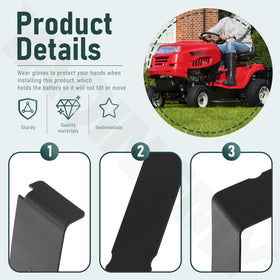 YAQINGMY bracket-battery assembly with gloves emphasizes safe handling.