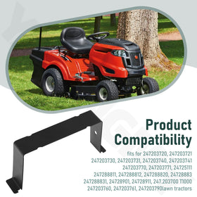 YAQINGMY bracket-battery closeup image reveals durable metal bracket construction.