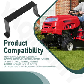 YAQINGMY bracket-battery on-tractor tray shows ready replacement option.