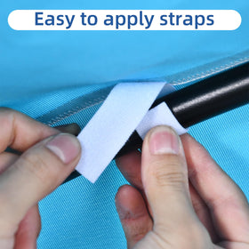 YAQSFGRZ tear-resistant polyester detail for long-lasting performance.