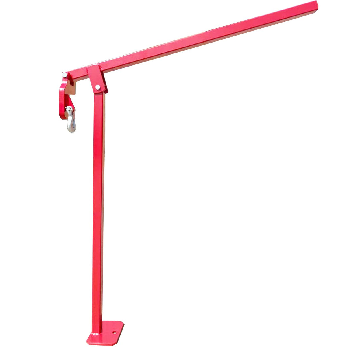 Yararday 36-inch T-Post Puller square tube, front view, ideal for lifting posts cleanly.