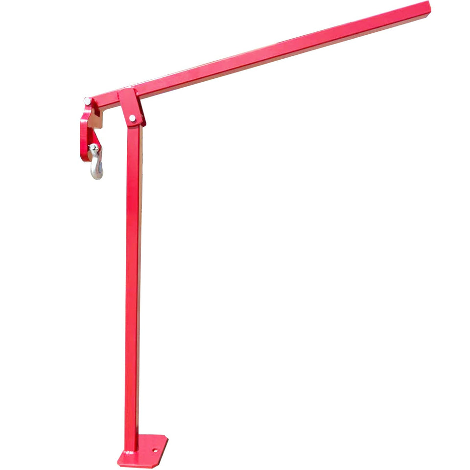 Yararday 36-inch T-Post Puller square tube, front view, ideal for lifting posts cleanly.