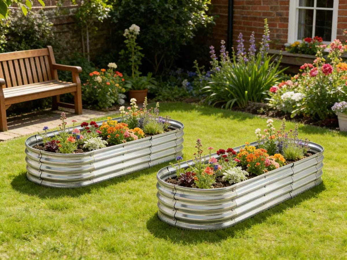 Yararday cross-rod-free assembly enables quick setup of elevated beds.