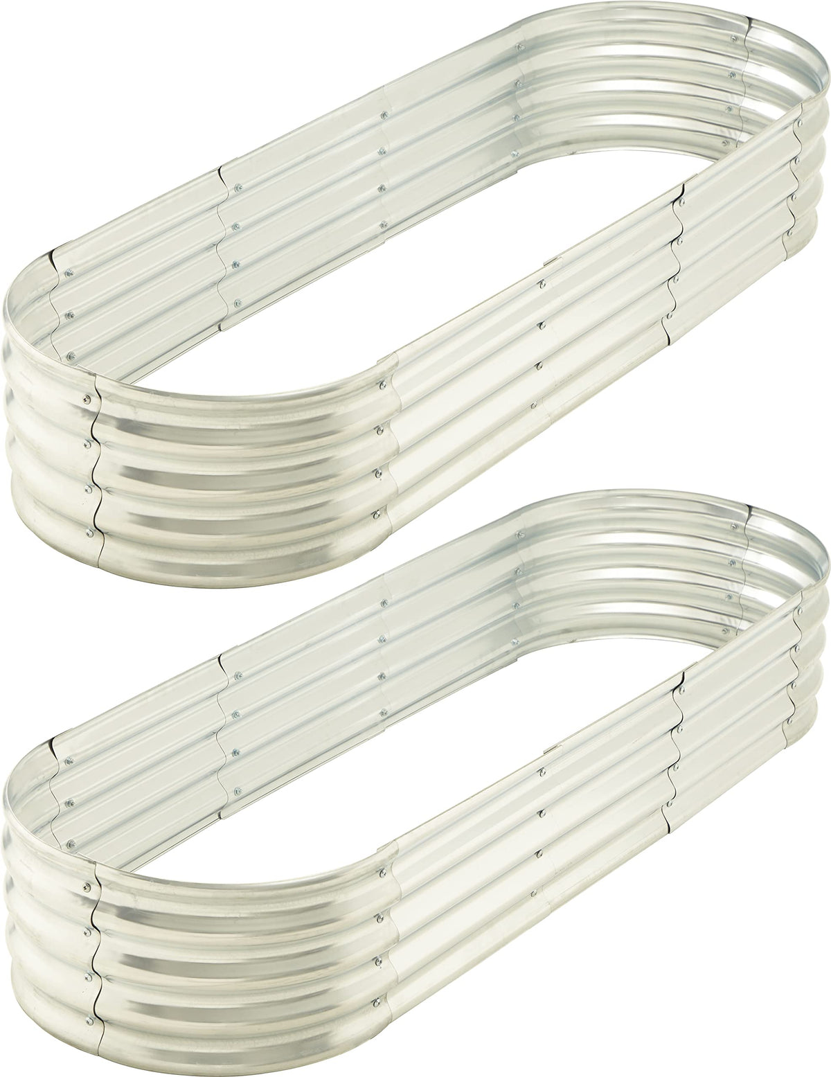Yararday galvanized metal plate with wave structure for durable garden support.