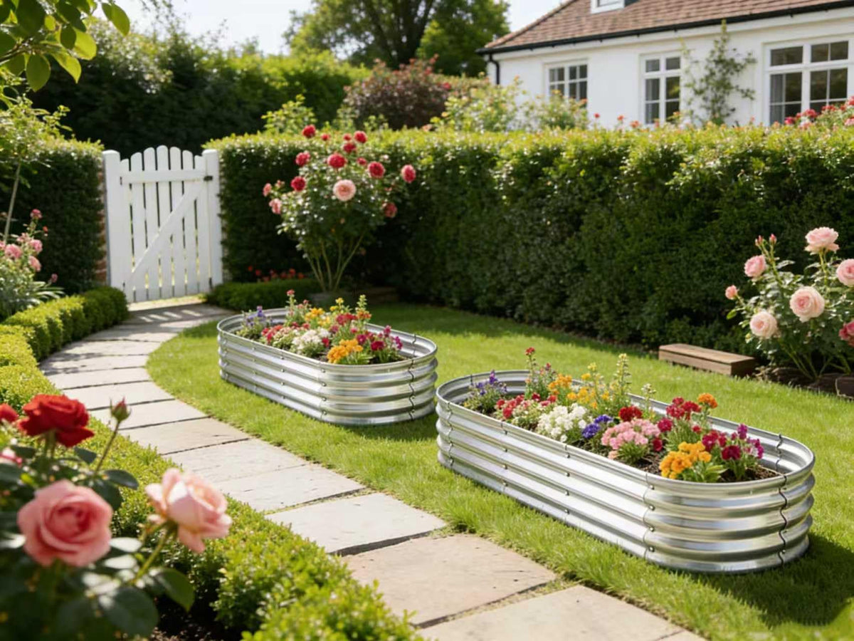 Yararday sturdy elevated planter design provides stable performance in outdoor settings.