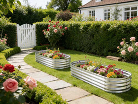 Yararday sturdy elevated planter design provides stable performance in outdoor settings.