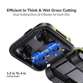 YARBO bolts for robot mower demonstrating secure fit and easy maintenance