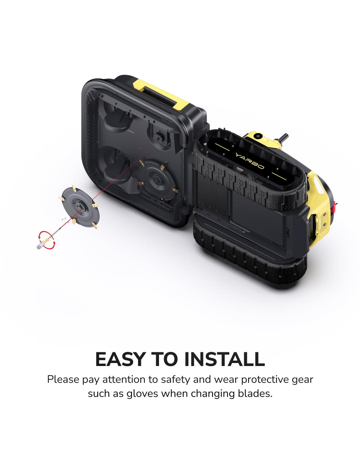 Official YARBO accessory pack for robot lawn mower ensuring compatibility