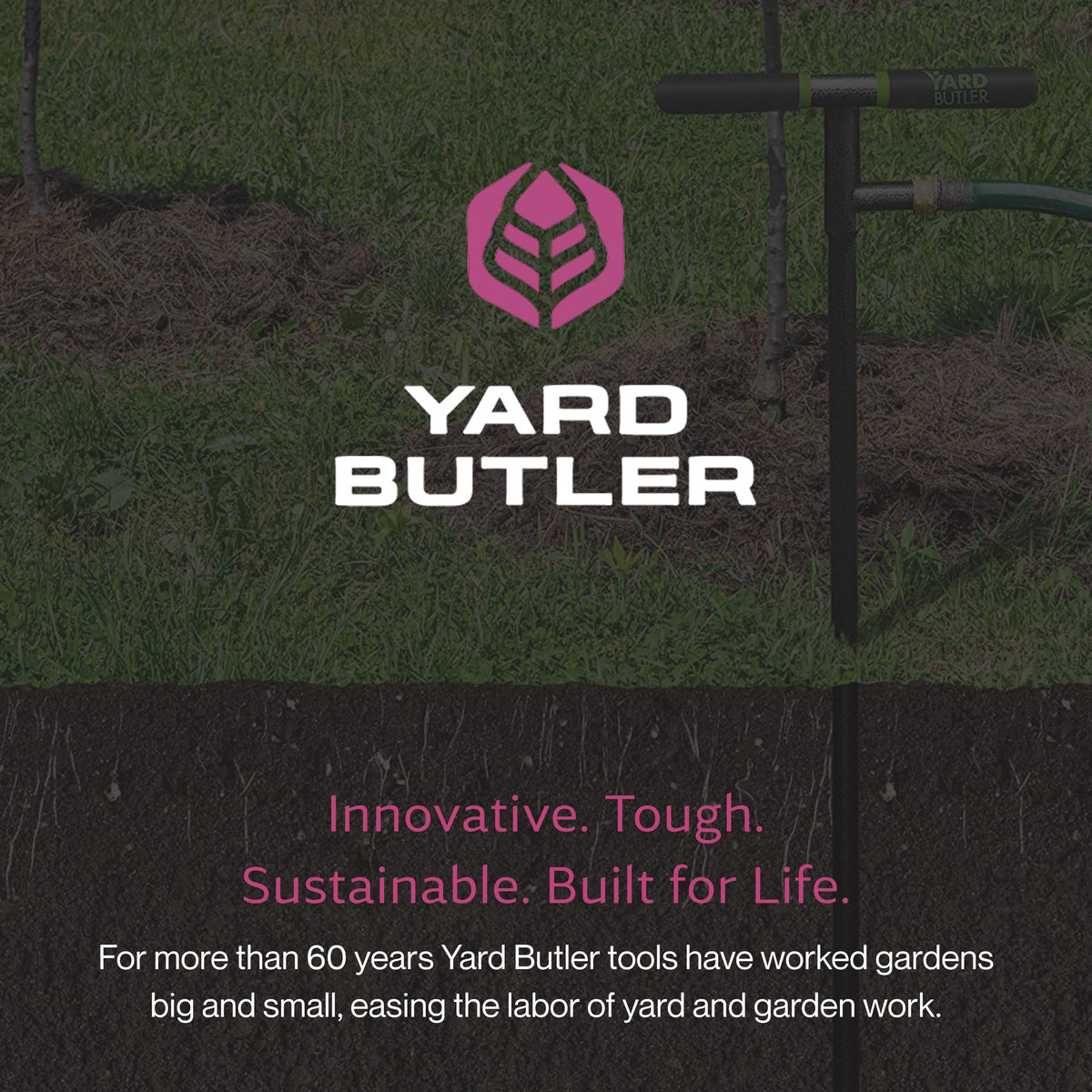 Yard Butler Deep Root Irrigator promotes efficient watering and healthier roots.
