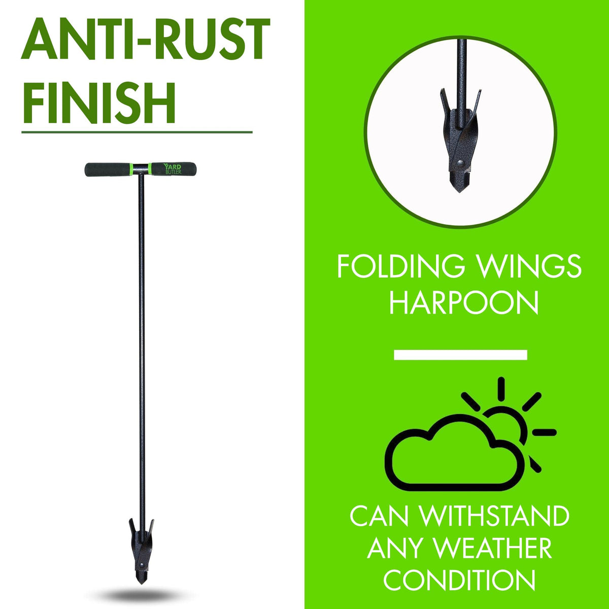 Yard Butler ICA-36 durable gardening solution for consistent soil care
