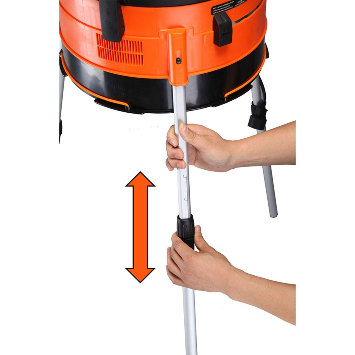 Yard Force YF8000LS adjustable legs enable level operation on uneven terrain