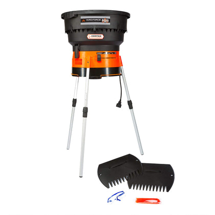 Yard Force YF8000LS leaf mulcher front view for quick yard cleanup