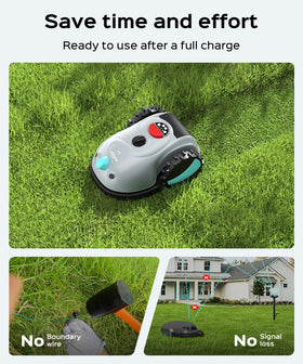 YARDCARE V100 includes battery and charger for quick setup