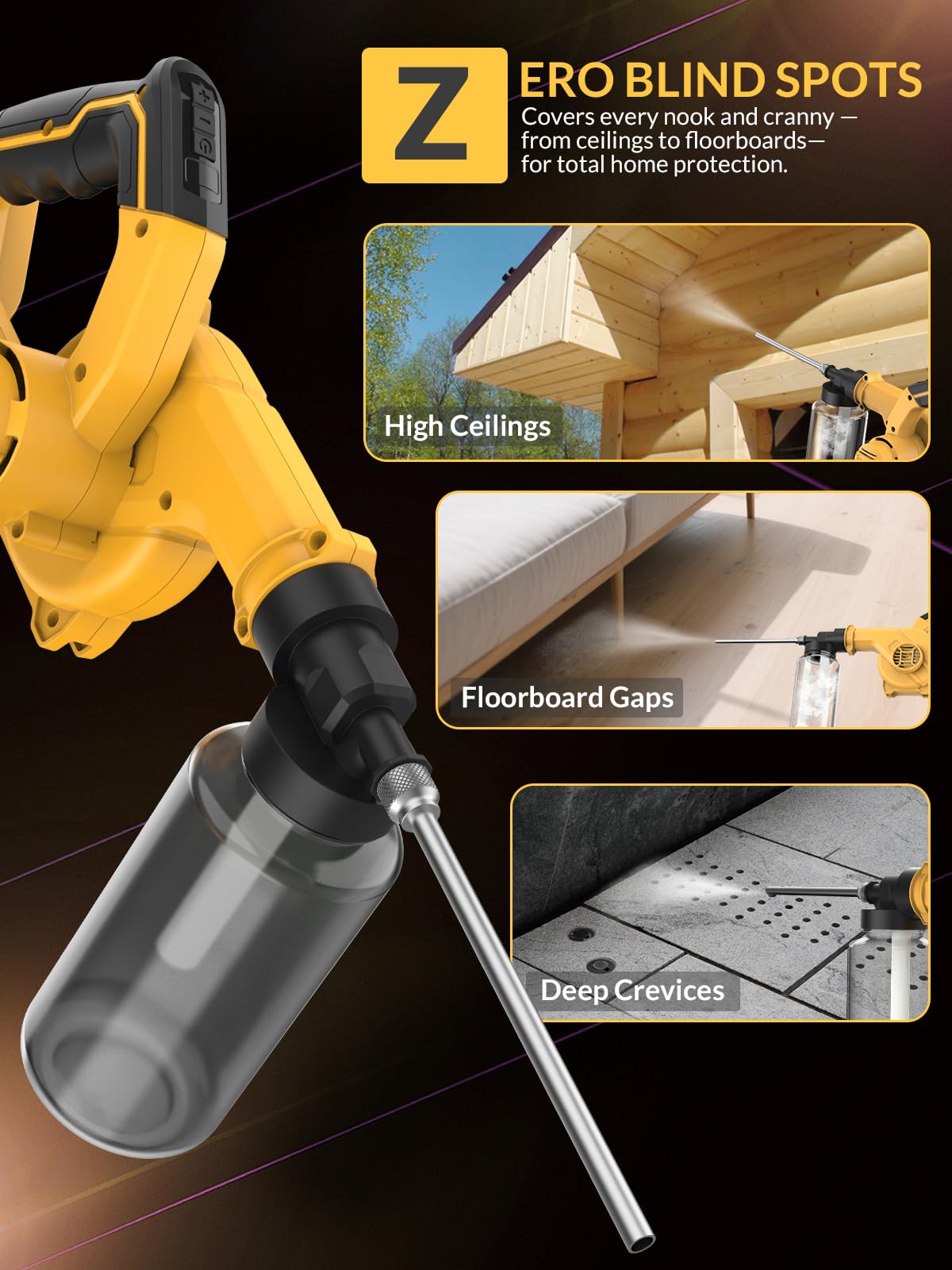 YardDreamer 1L tank duster enables fewer refills during large-area tasks