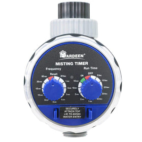 Yardeen water hose timer dial showing precise watering schedules for easy garden care