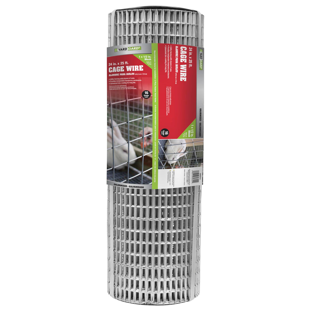 YARDGARD half-inch-by-one-inch mesh welded wire fence roll for small animal containment.