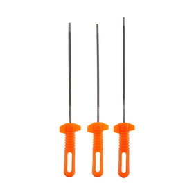 YARDMARIS 5-32 round chainsaw file with handle for precise sharpening