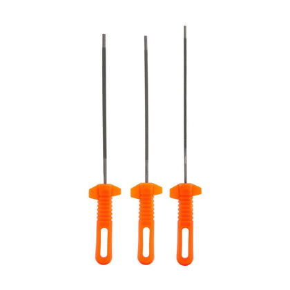 YARDMARIS 5-32 round chainsaw file with handle for precise sharpening