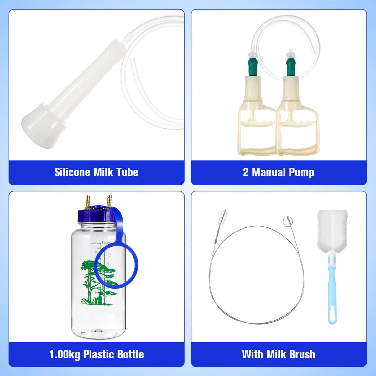 Yardwe food-grade materials milker — safe contact with milk during manual milking.