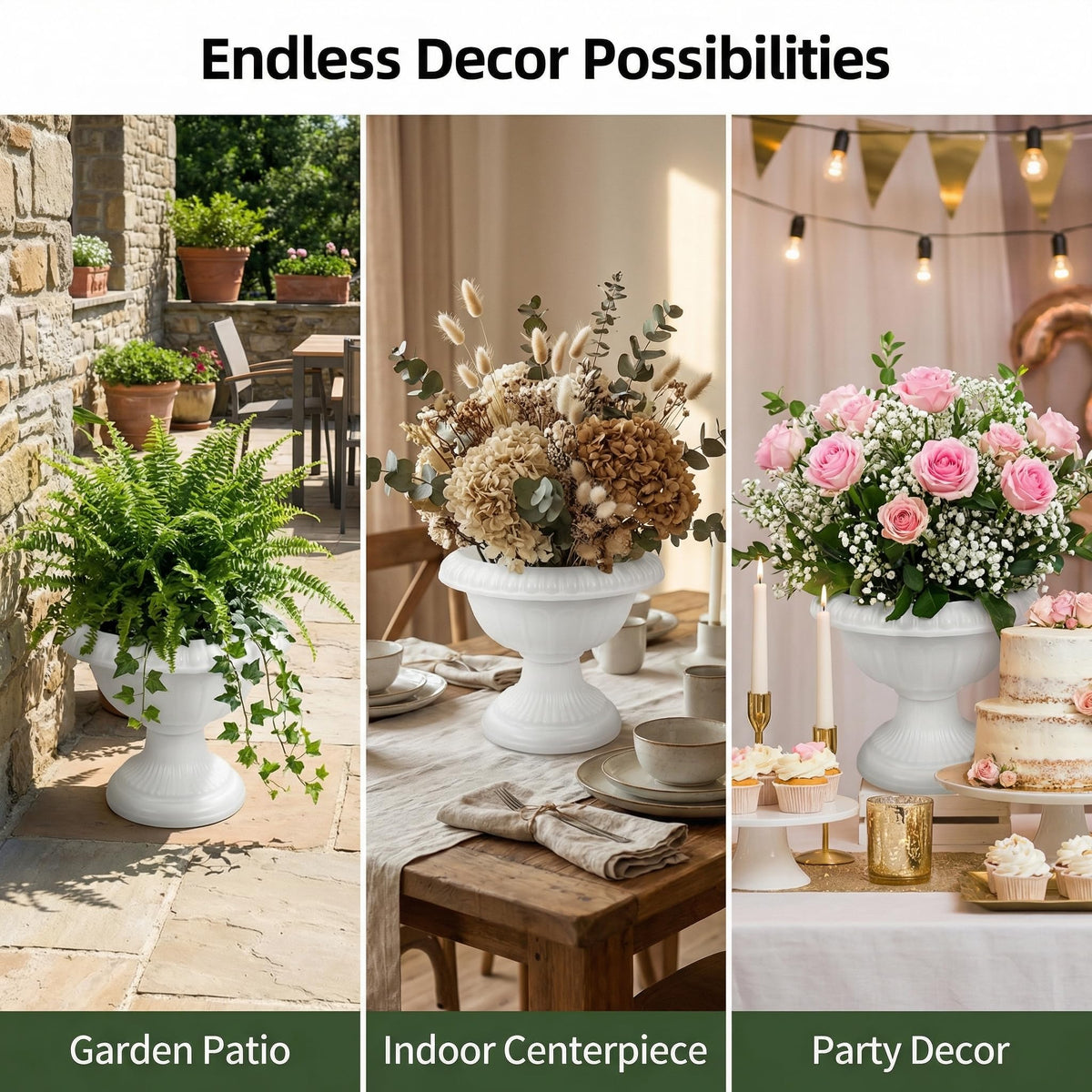 Yardwe indoor outdoor planters suit patios, balconies, and gardens
