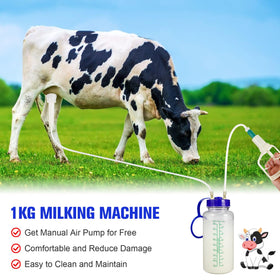 Yardwe portable hand pump milking kit — easy farm or home use without electricity.