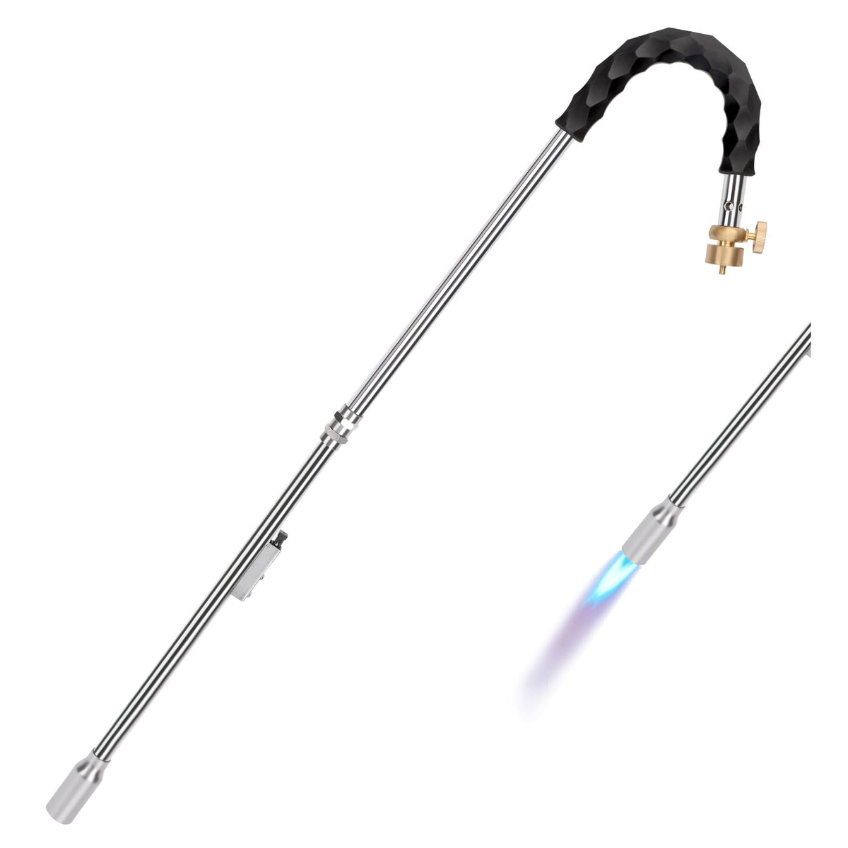 Yardwizard weed torch with compact design for easy handling and storage