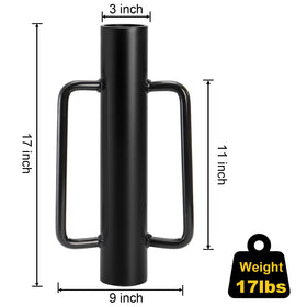 Yarlung fence post driver with ergonomic handles for comfortable use